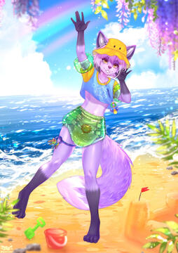 Summer YCH Collab Wet Outfit